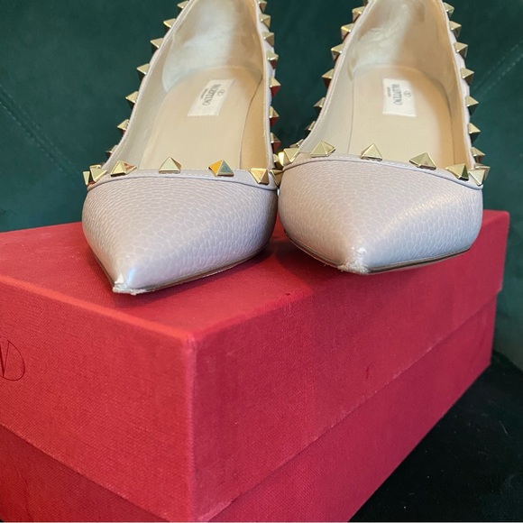 Authentic Valentino Rockstud 85 Pumps Blush in 38.5 - Picture 4 of 10
